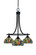 Paramount Three Light Chandelier in Matte Black (200|3413-MB-9905)