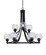 Paramount Nine Light Chandelier in Matte Black (200|3409-MB-4102)