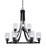Paramount Nine Light Chandelier in Matte Black (200|3409-MB-300)