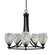 Paramount Five Light Chandelier in Matte Black (200|3405-MB-5054)