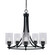 Paramount Five Light Chandelier in Matte Black (200|3405-MB-300)