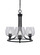 Paramount Three Light Chandelier in Matte Black (200|3403-MB-4812)