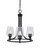 Paramount Three Light Chandelier in Matte Black (200|3403-MB-210)