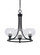 Paramount Three Light Chandelier in Matte Black (200|3403-MB-202)