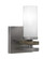 Belmont One Light Wall Sconce in Graphite & Painted Distressed Wood-look (200|2711-GPDW-811)