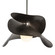 Hibiscus One Light Pendant in Black (39|139455-SKT-MULT-10)