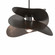 Hibiscus One Light Pendant in Oil Rubbed Bronze (39|139450-SKT-MULT-14)