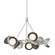 Brooklyn Nine Light Pendant in Sterling (39|131068-SKT-MULT-85-14-GG0711)