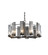 New Town Ten Light Chandelier in Ink (39|103290-SKT-89-II0184)