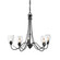 Trellis Five Light Chandelier in Ink (39|103063-SKT-89-LL0083)