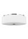 Sunset Drive Three Light Flush Mount in Chrome (1|FM312CH)