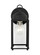 New Castle One Light Outdoor Wall Lantern in Black (1|8593-12)