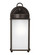 New Castle One Light Outdoor Wall Lantern in Antique Bronze (1|8593001EN3-71)