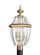 Lancaster Three Light Outdoor Post Lantern in Polished Brass (1|8239EN-02)