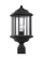 Kent One Light Outdoor Post Lantern in Black (1|82029-12)