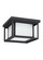 Hunnington Two Light Outdoor Flush Mount in Black (1|79039EN3-12)