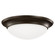 Nash One Light Flush Mount in Bronze (1|75434-710)
