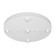 Multi-Port Canopy Five Light Cluster Canopy in White (1|7449405-15)