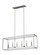Moffet Street Six Light Island Pendant in Brushed Nickel (1|6634506EN-962)