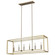 Moffet Street Six Light Island Pendant in Satin Brass (1|6634506EN-848)