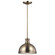 Pratt Street Metal One Light Pendant in Satin Brass (1|65085EN3-848)