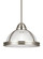 Pratt Street Prismatic One Light Pendant in Brushed Nickel (1|65060EN3-962)