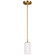 Alturas One Light Mini-Pendant in Satin Brass (1|6124601-848)