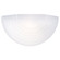 Stepped Glass One Light Wall / Bath Sconce in White (1|4123-15)