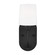 Windom One Light Wall / Bath Sconce in Midnight Black (1|4102801-112)