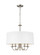 Seville Five Light Chandelier in Brushed Nickel (1|3320205-962)