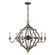 Socorro Six Light Chandelier in Stardust (1|3124906-846)
