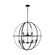 Alturas Nine Light Chandelier in Midnight Black (1|3124679-112)