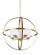 Alturas Five Light Chandelier in Satin Brass (1|3124605-848)