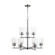 Oslo Nine Light Chandelier in Brushed Nickel (1|31172-962)