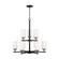 Oslo Nine Light Chandelier in Midnight Black (1|31162-112)