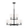 Oslo Nine Light Chandelier in Midnight Black (1|31162-112)