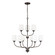 Windom Nine Light Chandelier in Bronze (1|3102809EN3-710)