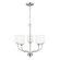 Windom Five Light Chandelier in Brushed Nickel (1|3102805-962)