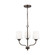 Windom Three Light Chandelier in Bronze (1|3102803EN3-710)