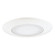Recessed Trims 6''Flat Glass Shower Trim with Reflector in White (1|11033AT-15)