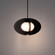 Echelon LED Pendant in Black (281|PD-94324-BK)