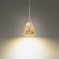 Helios LED Mini Pendant in Gold Leaf/Aged Brass (281|PD-74318-AB/GL)