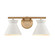 Forme Two Light Vanity in Brushed Gold (45|89811/2)
