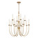 Neville 12 Light Chandelier in Natural Brass (45|89719/8+4)