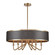 Engel Six Light Chandelier in Satin Brass (45|82335/6)