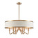 Engel Six Light Chandelier in Satin Brass (45|82325/6)