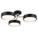 Sago LED Semi Flush Mount in Black (12|52604BKCPZ)