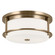 Brit Two Light Flush Mount in Champagne Bronze (12|52595CPZ)