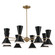 Phix 16 Light Chandelier in Champagne Bronze (12|52567CPZBK)