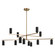 Gala LED Chandelier in Champagne Bronze (12|52533CPZBK)